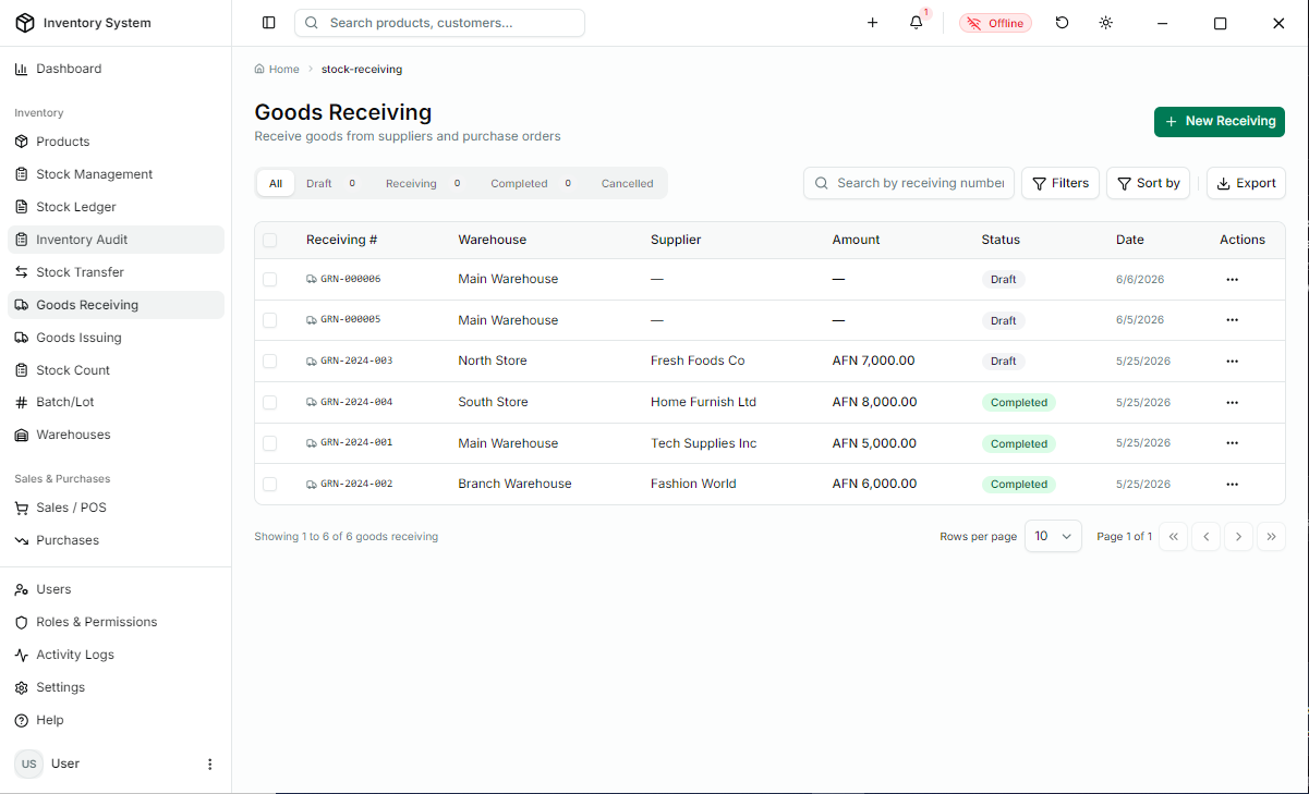 Inventory Management System